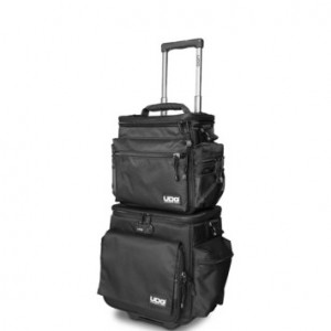 UDG ULTIMATE SLINGBAG TROLLEY SET DELUXE BLACK/ORANGE INSIDE (U9679BL/OR)