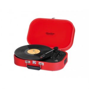  Giradischi Portatile Sally MP3 USB Bluetooth TREVI TT 1020 BT Rosso