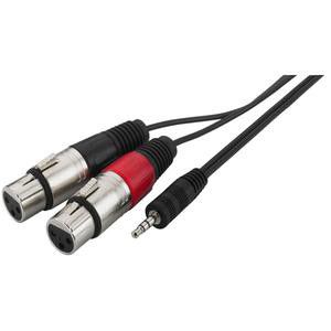 CAVO AUDIO JACK 3.5MM / XLR FEMMINA 1 MT. MCA 129J
