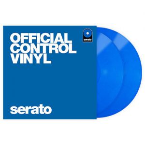 SERATO OFFICIAL CONTROL VINYL BLUE - COPPIA TIME CODE