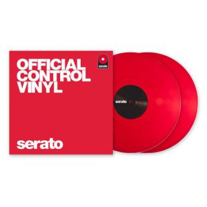 SERATO OFFICIAL CONTROL VINYL RED - COPPIA DISCHI TIME CODE