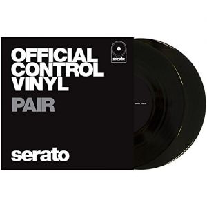 SERATO OFFICIAL CONTROL VINYL BLACK - COPPIA DISCHI TIME CODE