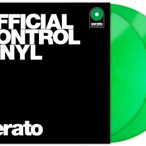 SERATO OFFICIAL CONTROL VINYL GREEN - COPPIA DISCHI TIME CODE