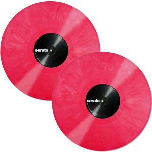 SERATO OFFICIAL CONTROL VINYL PINK - COPPIA DISCHI TIME CODE