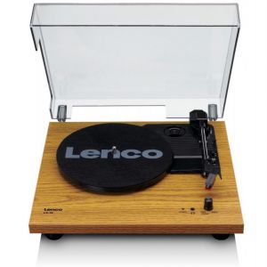 LENCO LS 10 WD GIRADISCHI AMPLIFICATO CON ALTOPARLANTI INCORPORATI LEGNO
