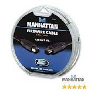 Manhattan, 6 feet FireWire 6-Pin to 6-Pin Cable