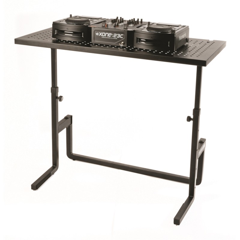 Quik Lok DJ233 TAVOLO PIEGHEVOLE PER CONSOLLE DJ CON SUPPORTO LAPTOP