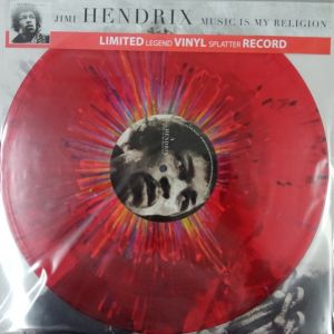 MUSIC IS MY RELIGION - LP LIMITED ED. RED SPLATTER