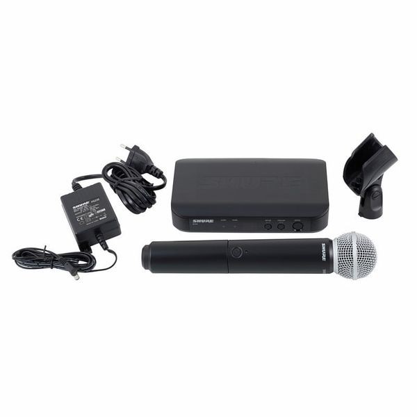 SHURE BLX24E / PG58 M17 SISTEMA PALMARE WIRELESS CARDIOIDE PER VOCE