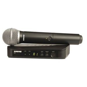 SHURE BLX24E / PG58 M17 SISTEMA PALMARE WIRELESS CARDIOIDE PER VOCE 