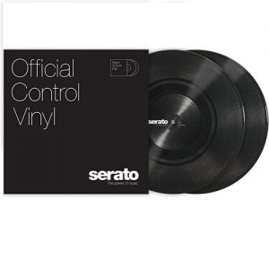 Serato 10“ Standard Colours Control Vinyl x2 (Black) - coppia