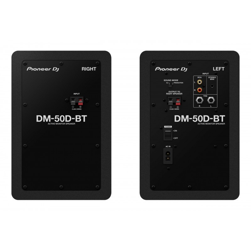 PIONEER DJ DM 50D BT BLACK COPPIA MONITOR