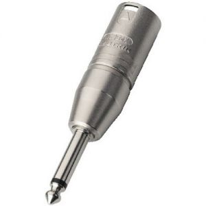 NA-2MP ADATTATORE NEUTRIK XLR/JACK 6,3 MM MONO