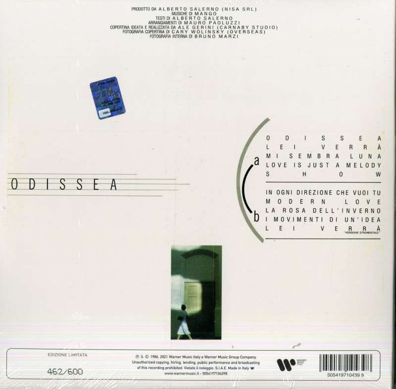 ODISSEA 180GR. LP (RSD21)