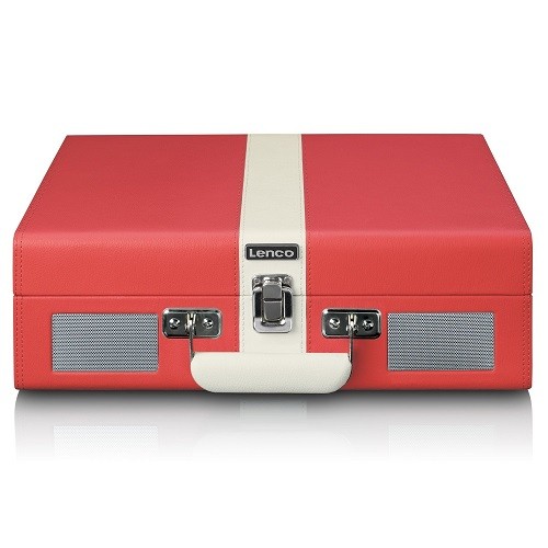 LENCO CLASSIC PHONO TT 110 RED-WHITE TT-110RDWH