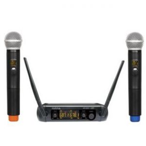 KARMA SET 8202 Doppio radiomicrofono UHF palmare
