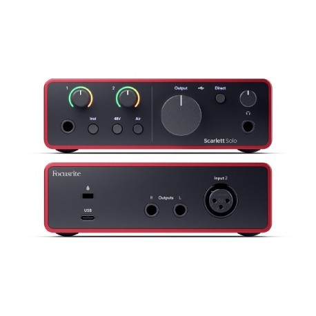 FOCUSRITE Scarlett Solo (4th Gen)