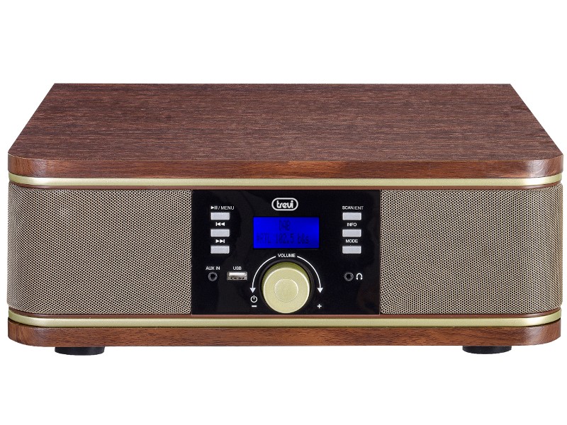 TREVI TT 1042 DAB GIRADISCHI AW IN LEGNO
