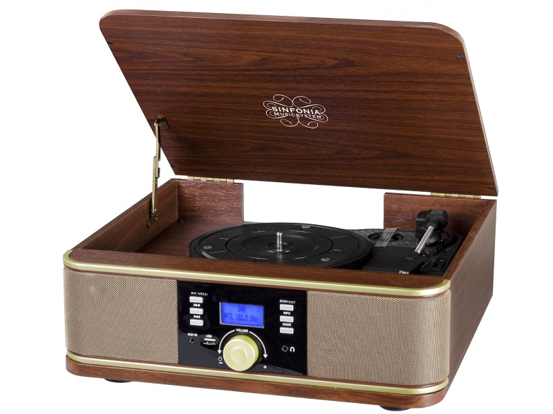 TREVI TT 1042 DAB GIRADISCHI AW IN LEGNO