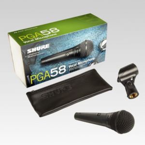 SHURE PGA58 XLR MICROFONO CARDIOIDE DINAMICO