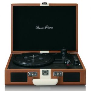 LENCO CLASSIC PHONO TT 120 BROWN BNWH