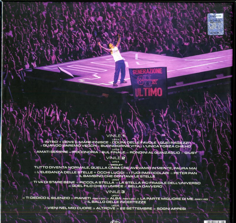 Ultimo Live Stadi 2025 (Box Triplo Vinile)