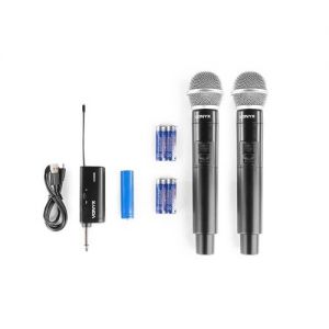 Vonyx WM552 Wirel.Dual Microfono UHF plug-in