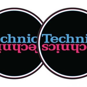 2x Slipmats - Technics - Double Blue/Red