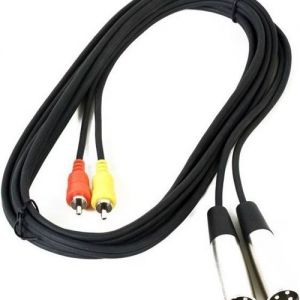 ANTOC CABLE 2RCA(M)/2XLR(M) 3MT (0020106441)