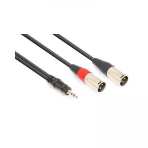Vonyx CX322-1 Cable 2xXLR M- 3.5 St. 1.5m