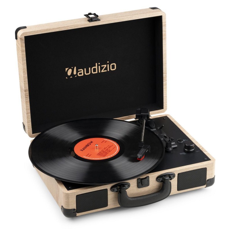 Audizio RP116LW Record Player Briefcase with BT In/Out