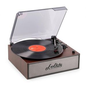 Audizio Reno Record Player Retro WOOD