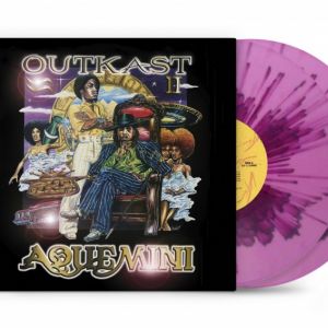 AQUEMINI 2XLP (pink jelly bloom splattered)